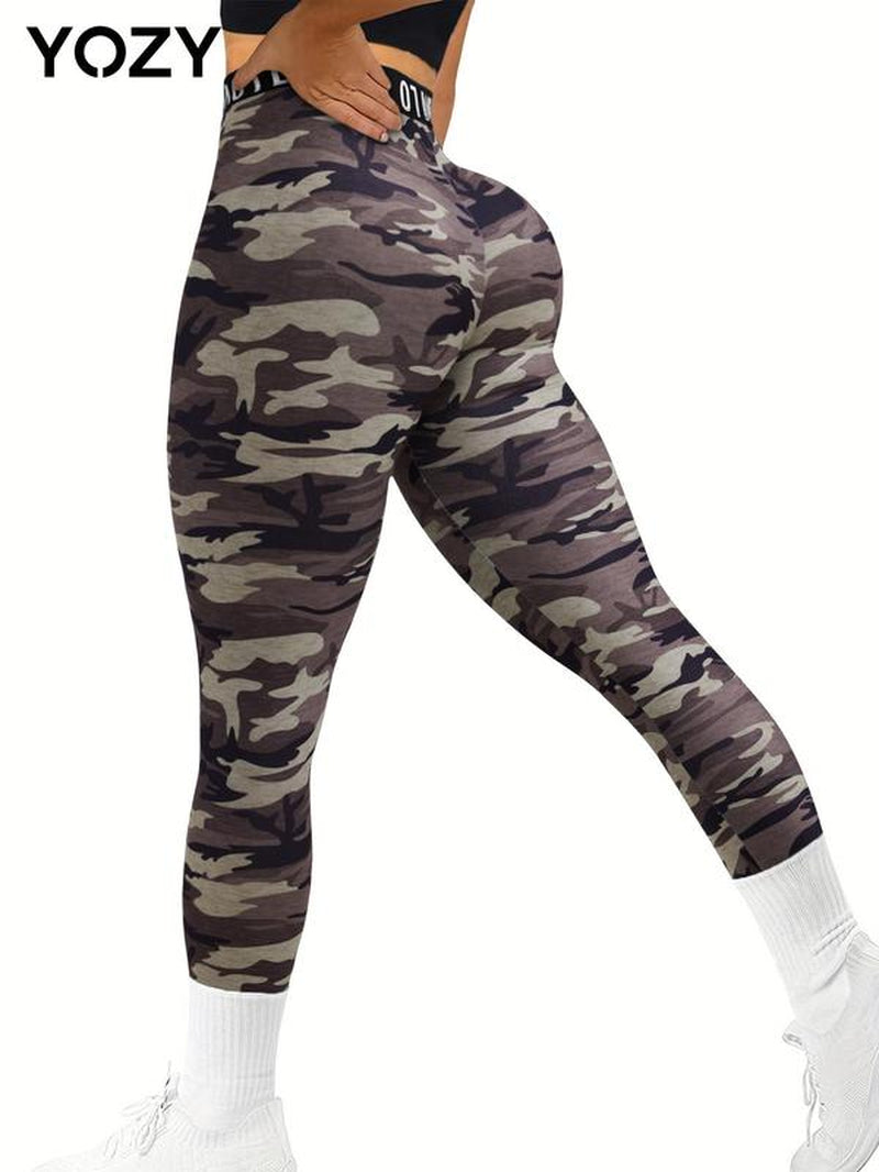 Camo Print High Waist Comfy Leggings
