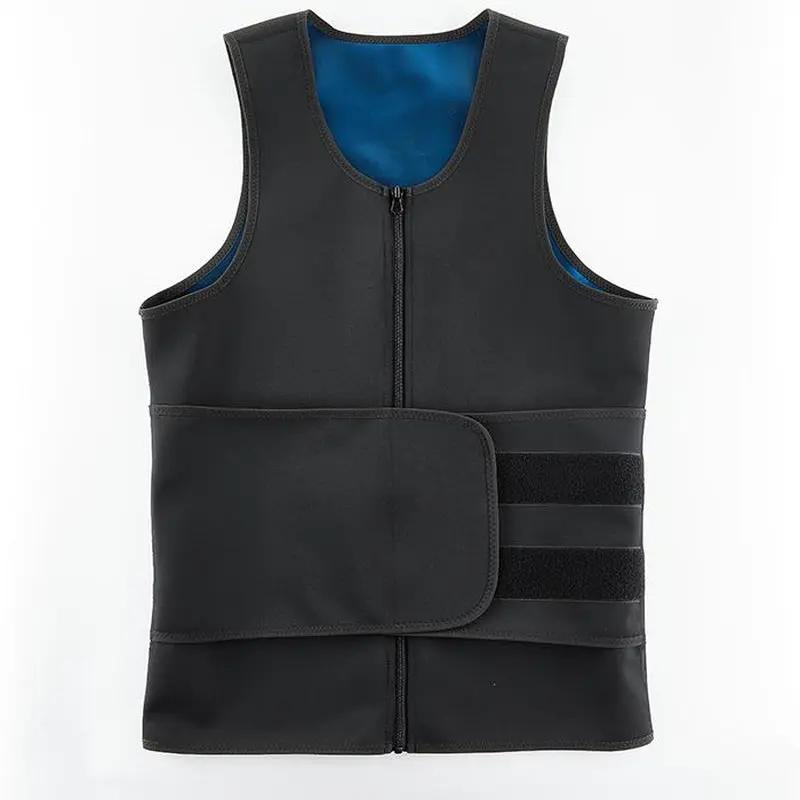 Nebility Men'S Sauna Vest Suit Sports Sweat-Wicking Fitness Tank Top Walking Cycling Running Gym Exercise
