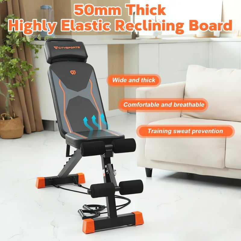 7 Adjustable Positions Fitness Bench My Store