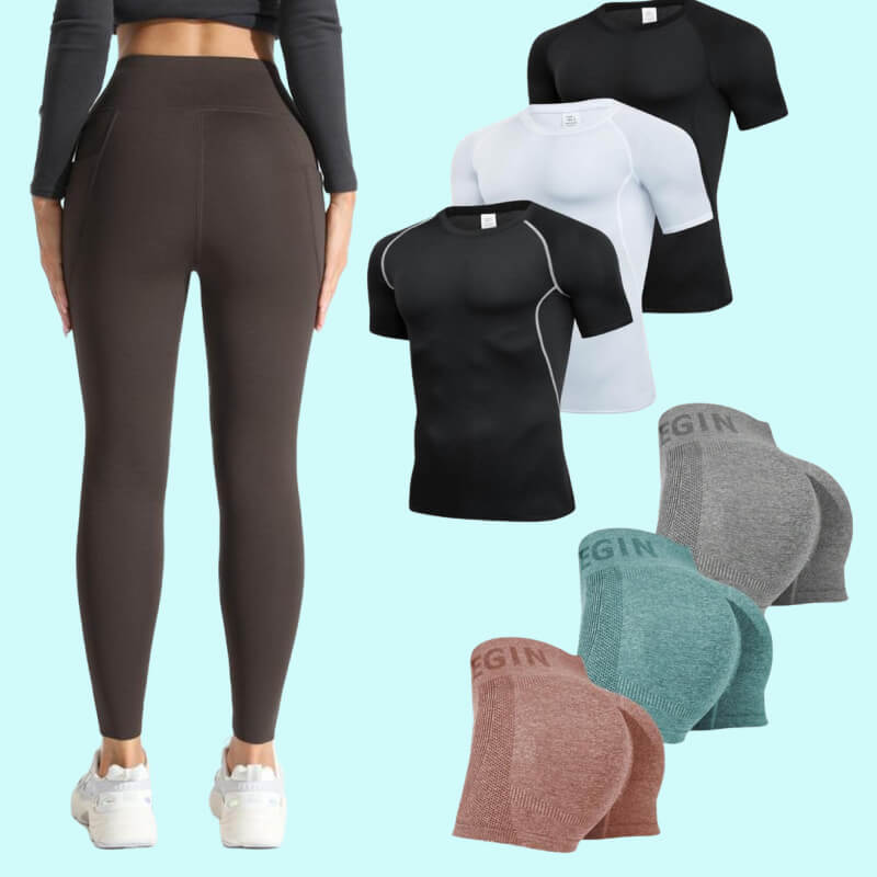 Leggings, Shorts, and Apparel