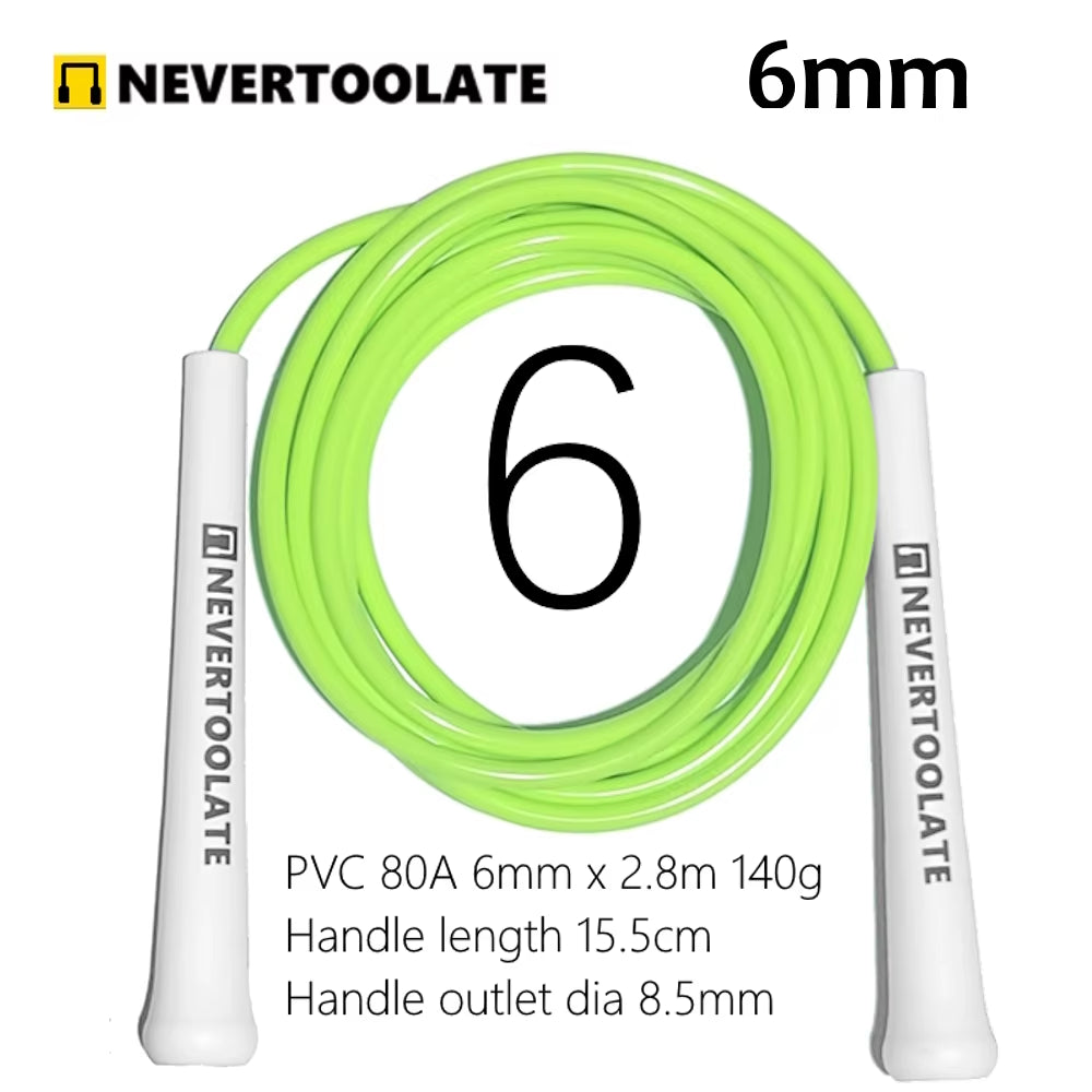 NeverTooLate™ ProSpeed Jump Rope – Lightweight, Durable &amp; Fast