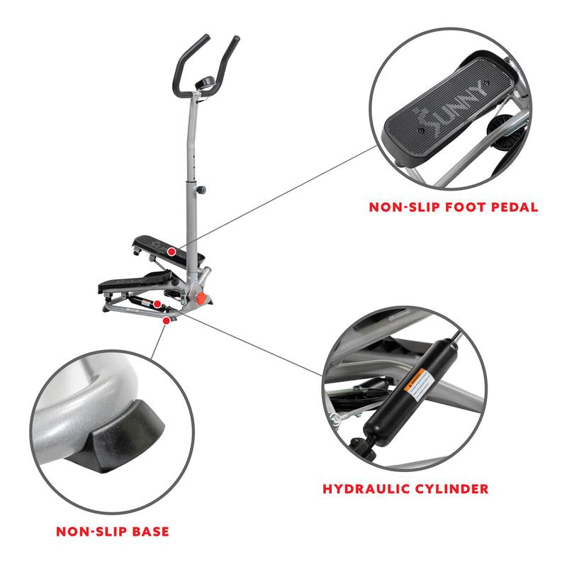Twist Stair Stepper with LCD Monitor